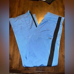 (PINK) Blue sweatpants.